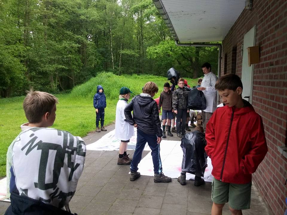 Sint-Martinus den XIIde - Graffiti activiteit WK 2015